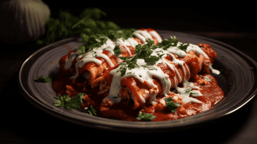 Savor the Taste: Chicken Enchiladas with Red Sauce Recipe!