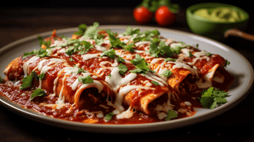 Savor the Taste: Chicken Enchiladas with Red Sauce Recipe!